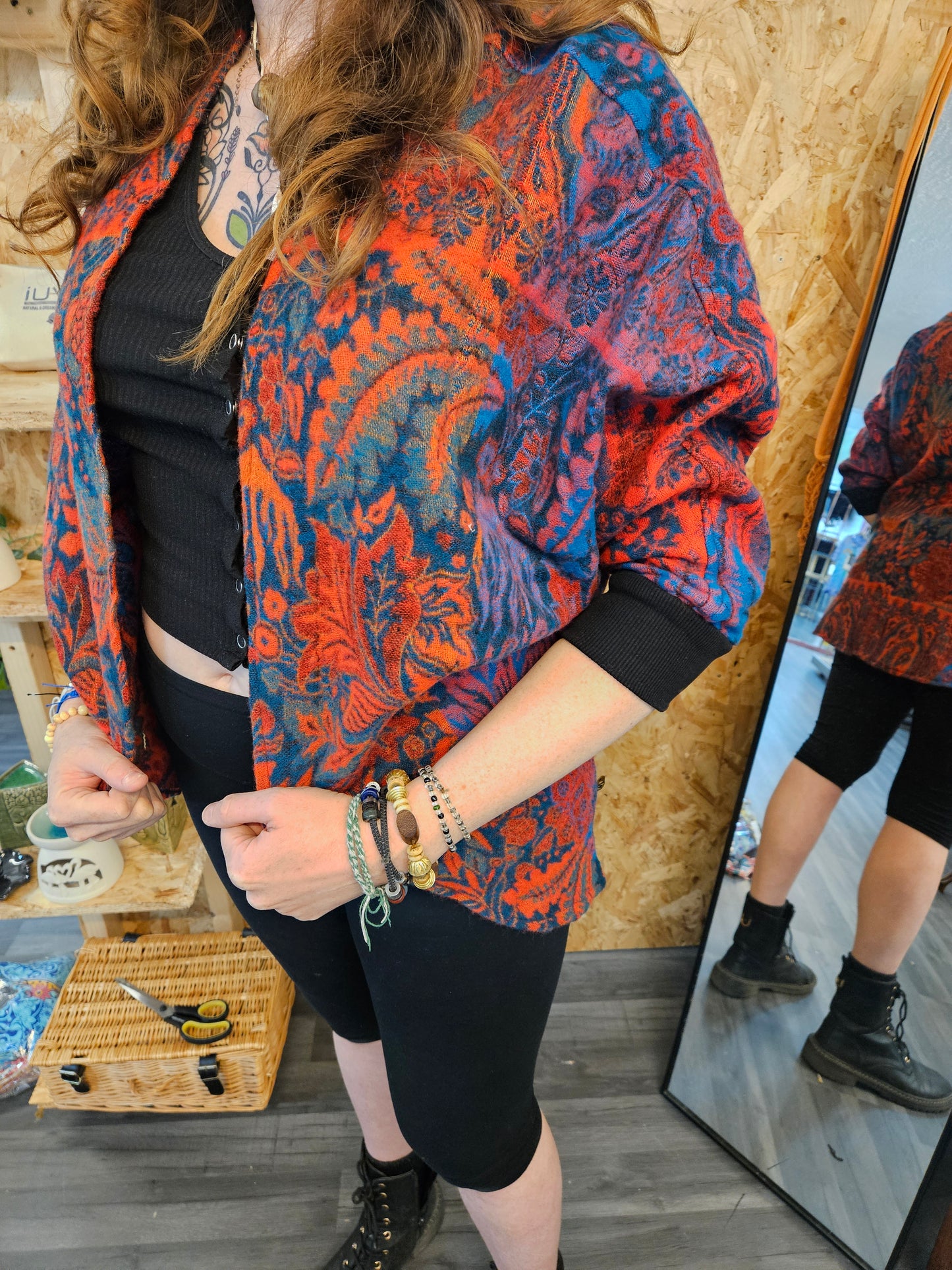 Vegan "Wool" Cardigan: Nature