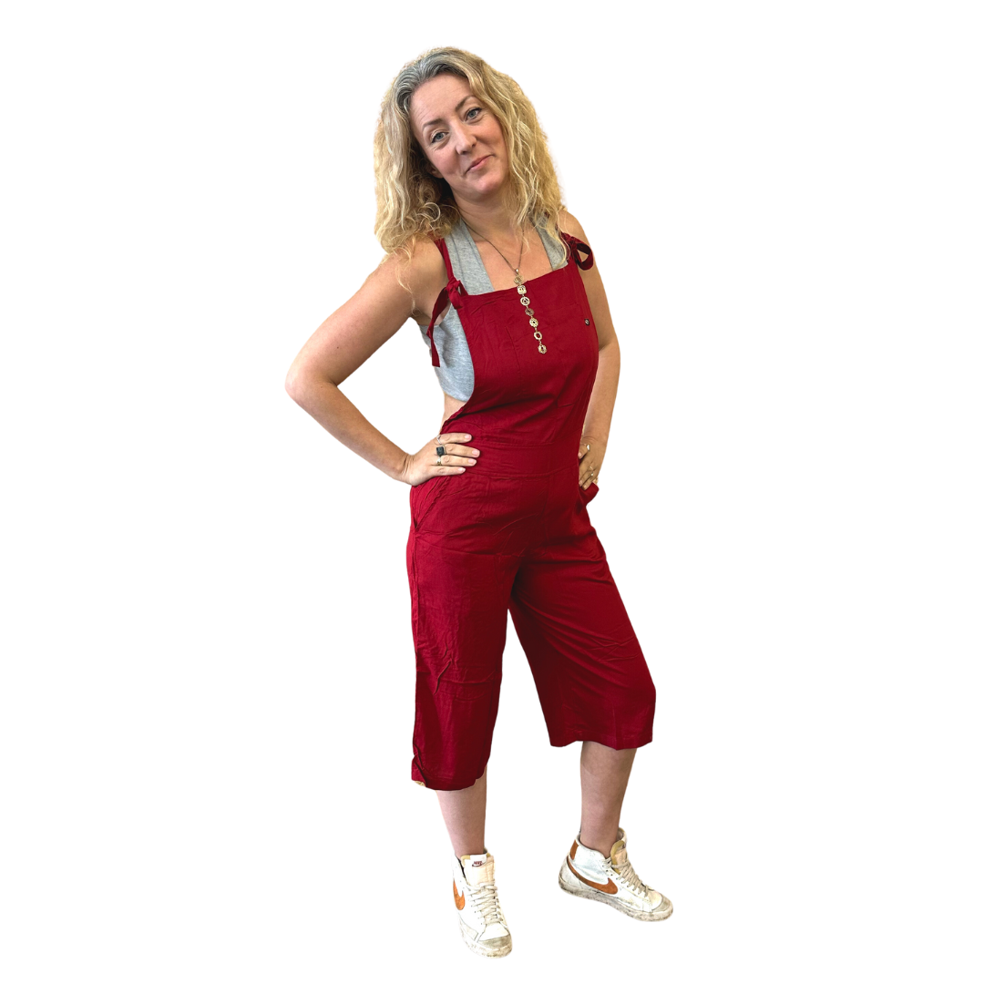 Rayon 3/4 Dungarees