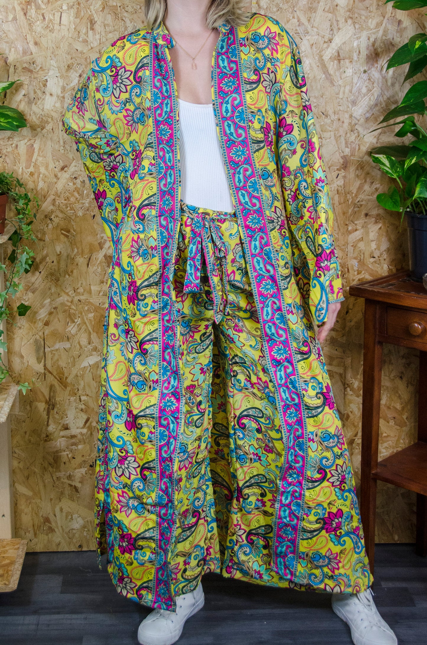 Long Kimono - Pineapple Paradise