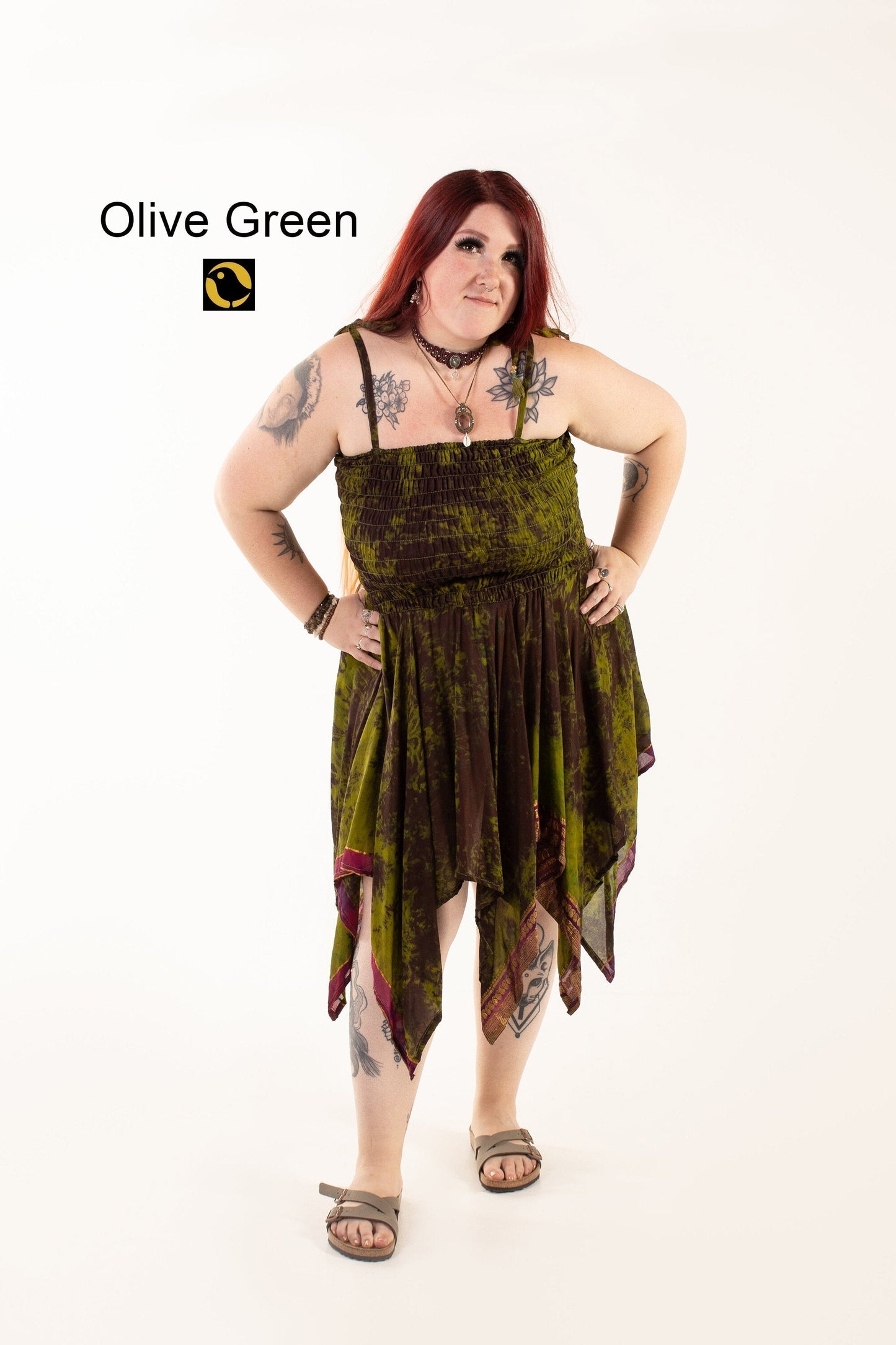Tinkerbell Dress: Greens