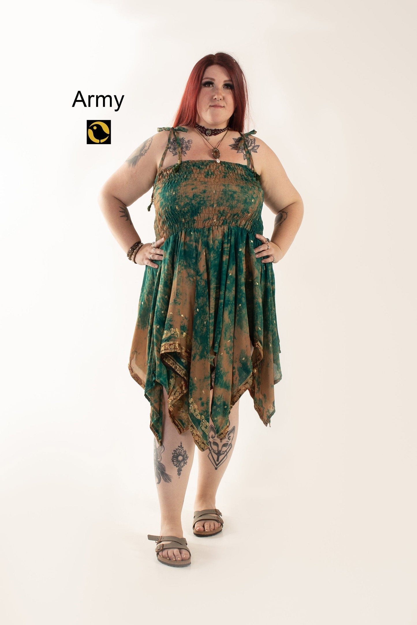Tinkerbell Dress: Greens