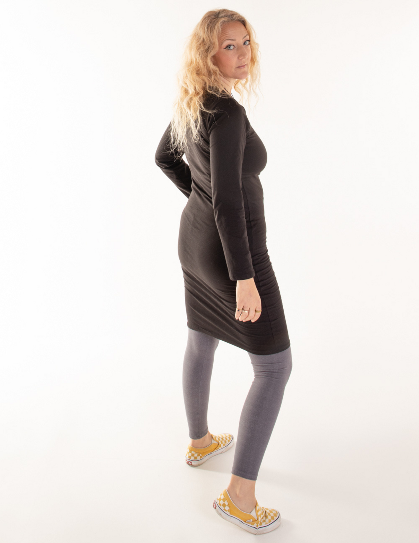 Organic Denim Cotton Leggings