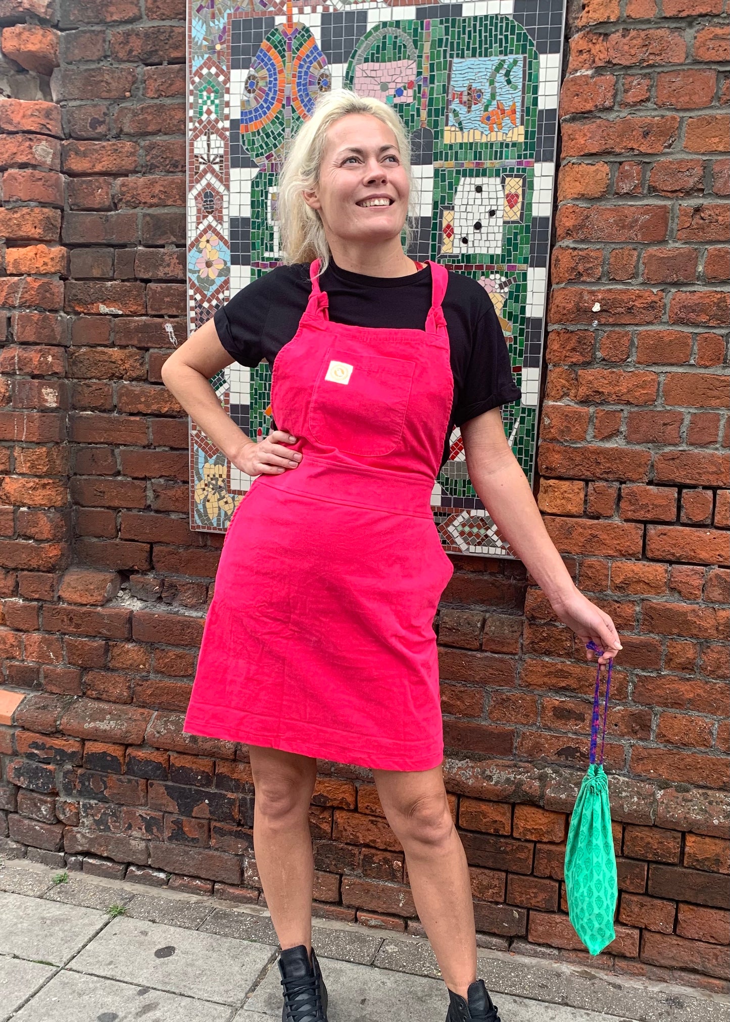 Organic Cord Pinafore