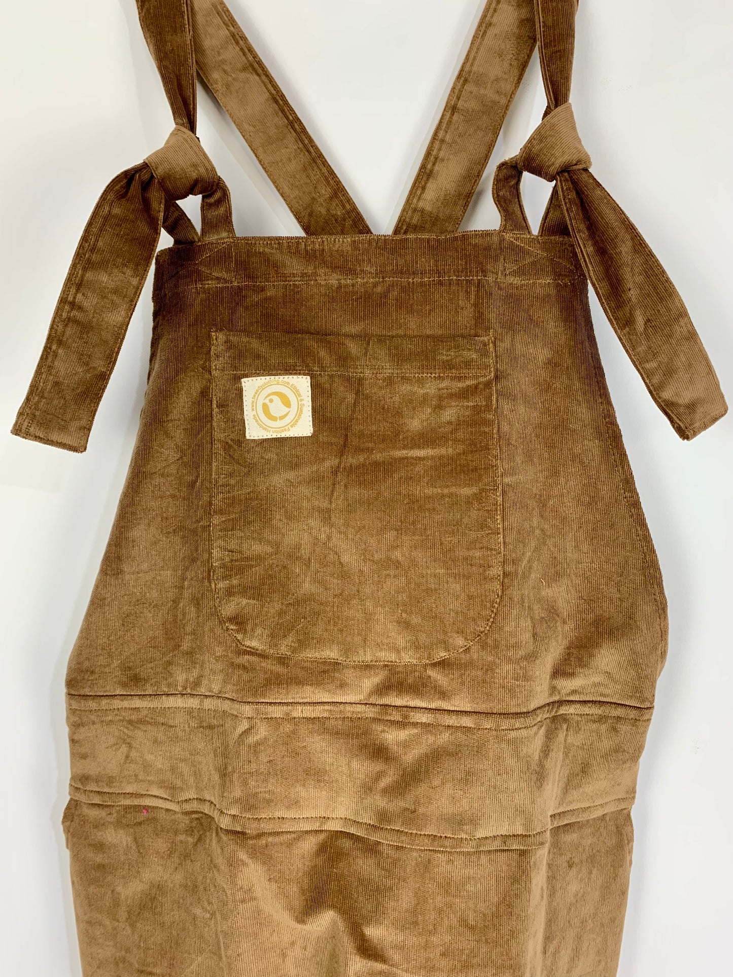 Kids Organic Cord Pinafore