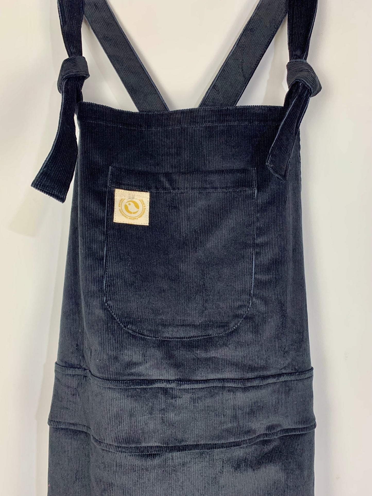 Kids Organic Cord Pinafore