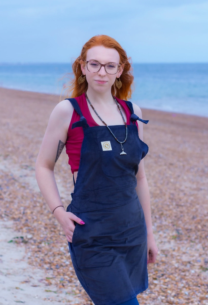 Organic Cord Pinafore