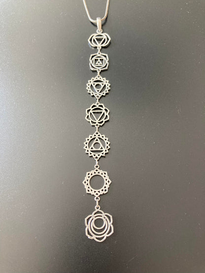 Seven Chakra Pendant Necklace