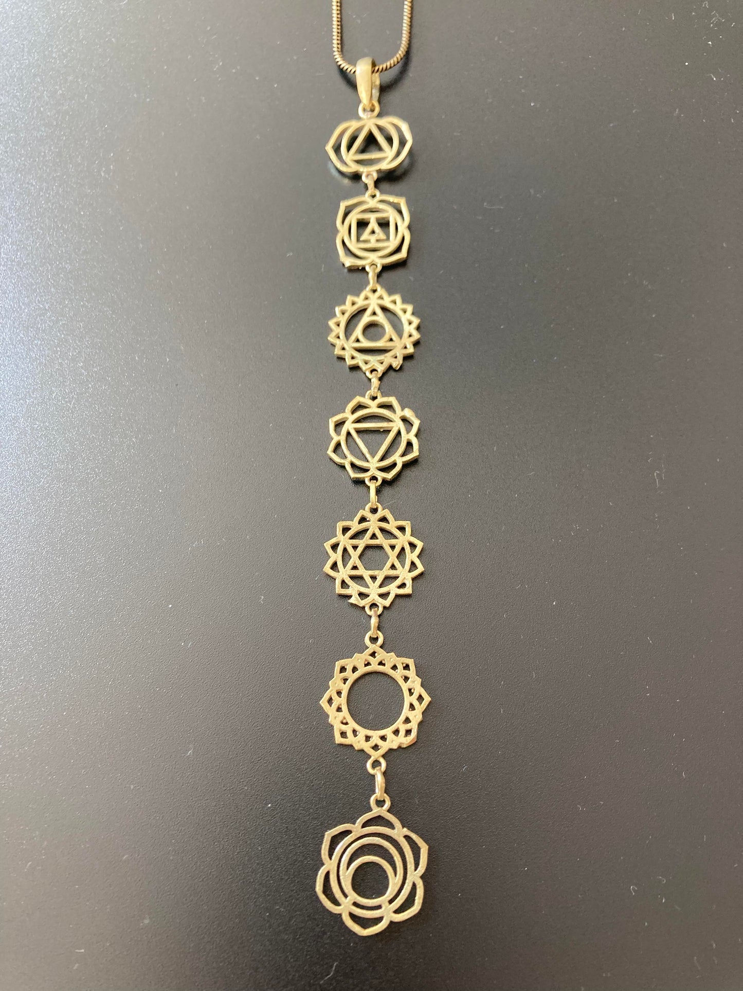 Seven Chakra Pendant Necklace