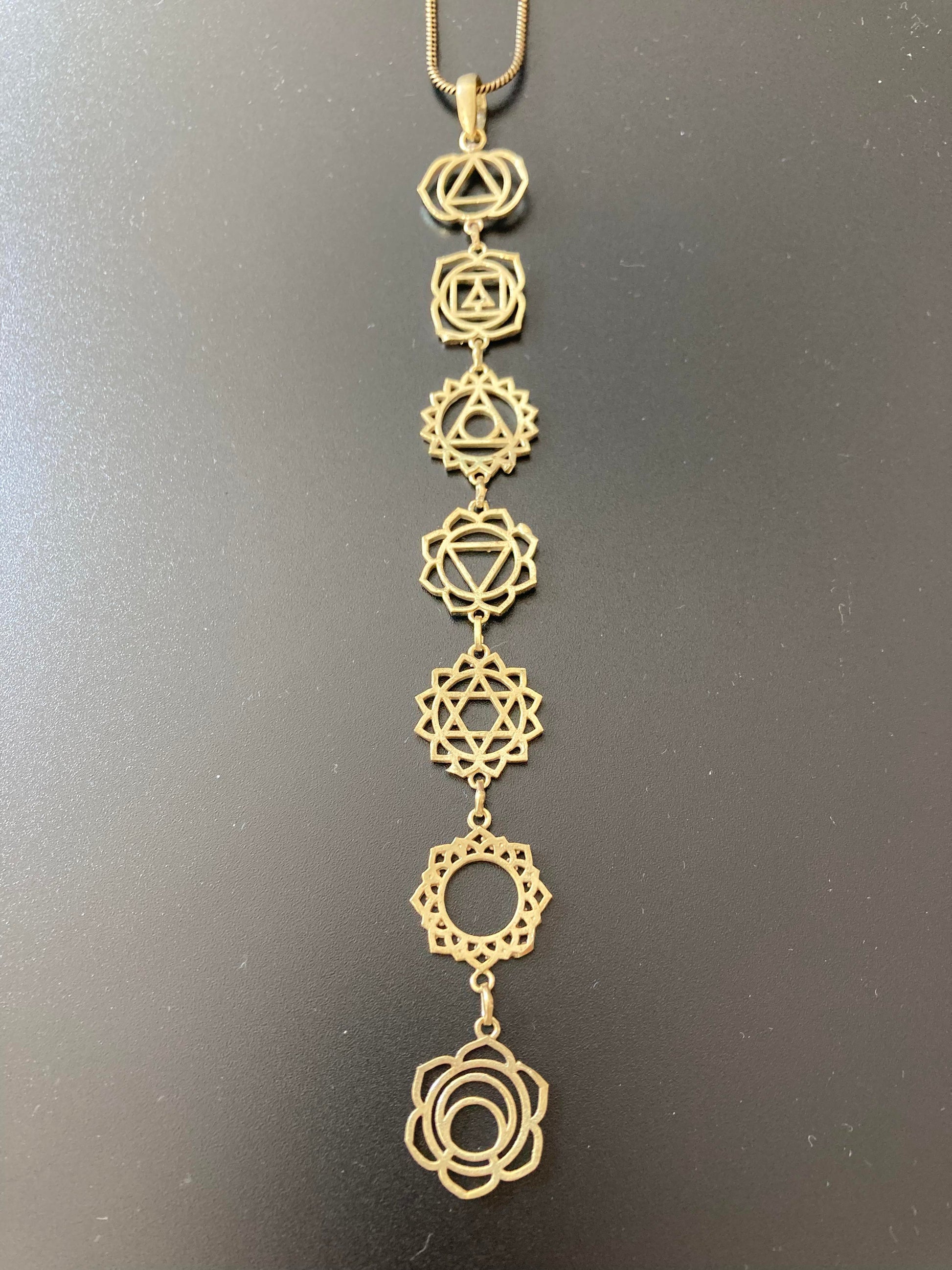 Seven Chakra Pendant Necklace – Tweedy Clothing