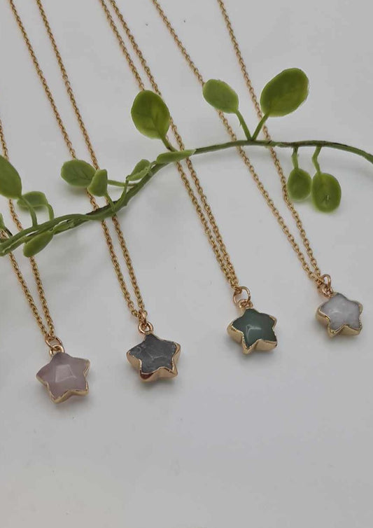 Star Gemstone Necklace