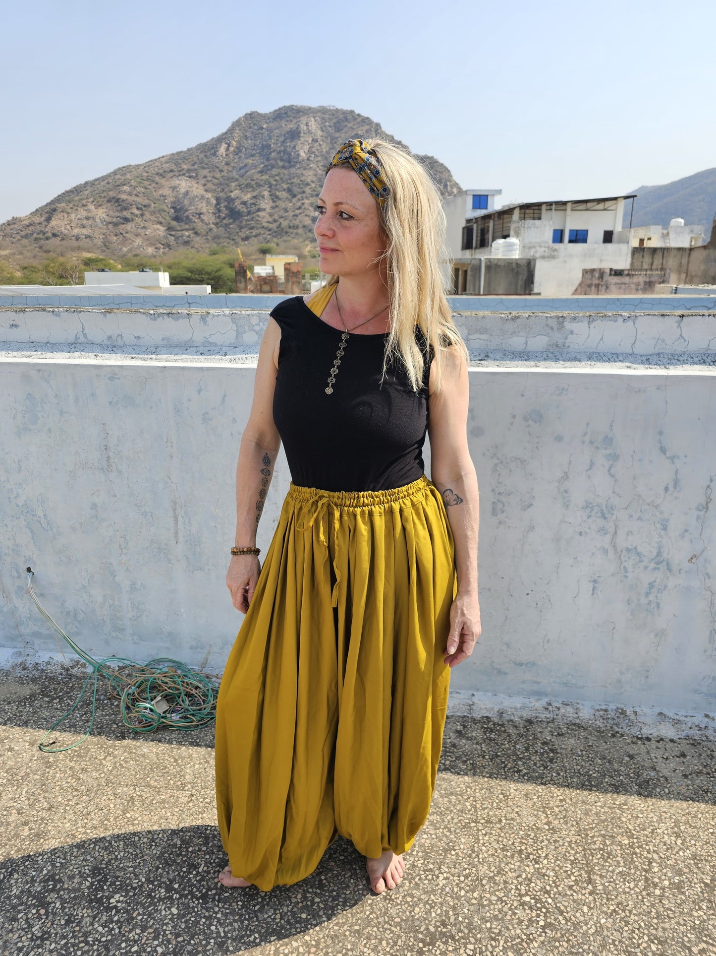 Organic Rayon Balloon Pants