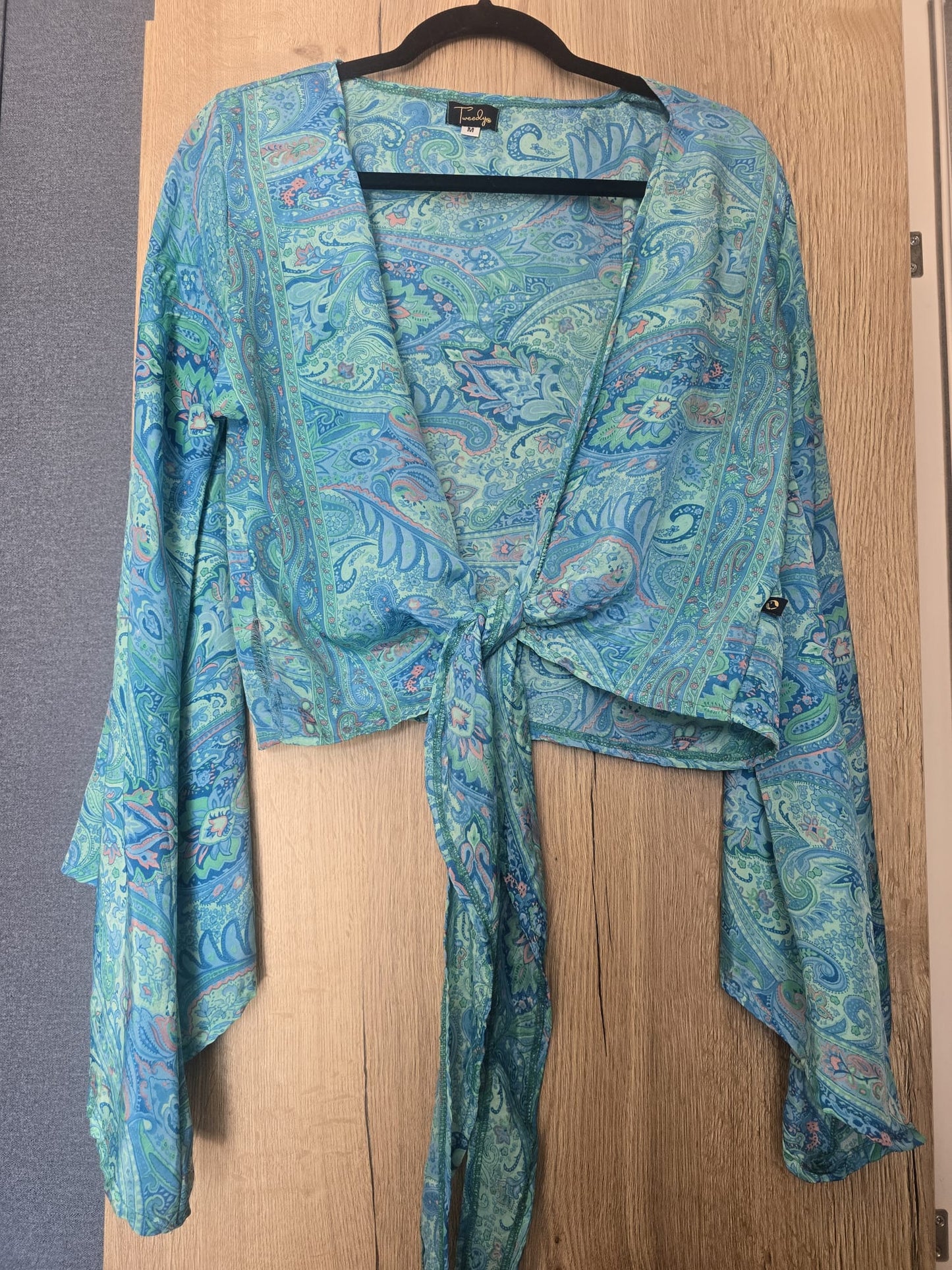Love top in Blue Bird Print (Pre loved)