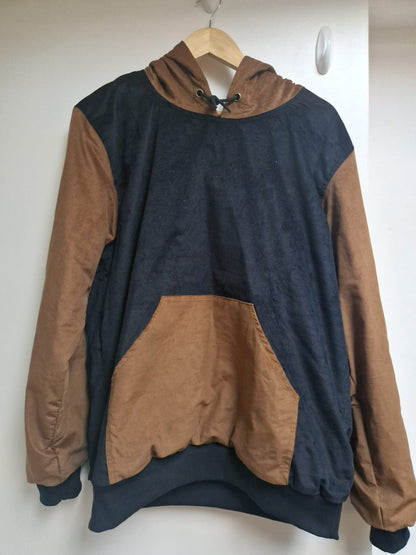 Two Tone Organic Corduroy Hoodie