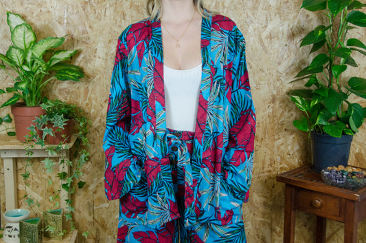 Kimono  Short -Blue Lagoon