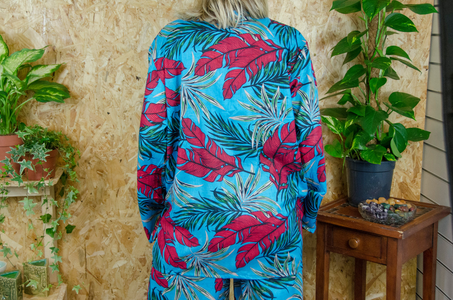 Kimono  Short -Blue Lagoon