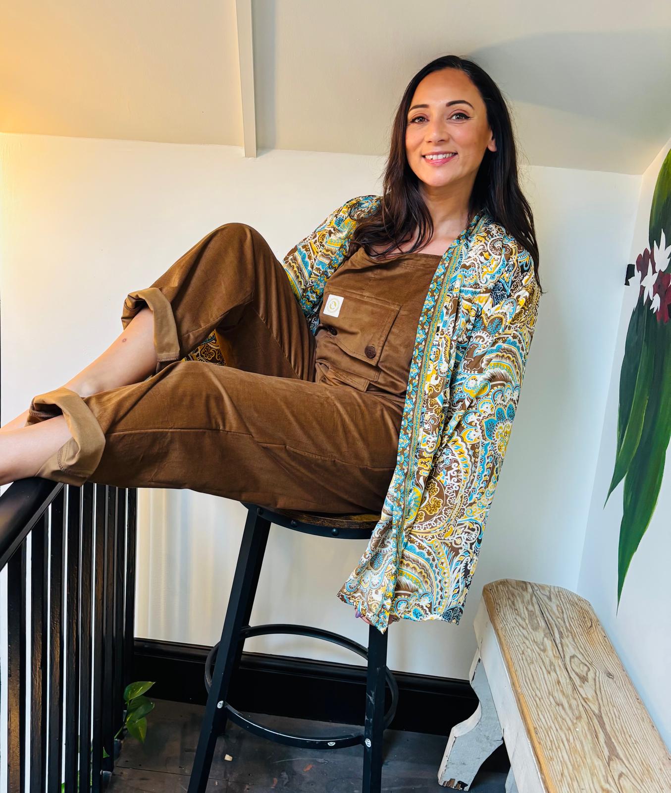 Organic Cord Dungarees