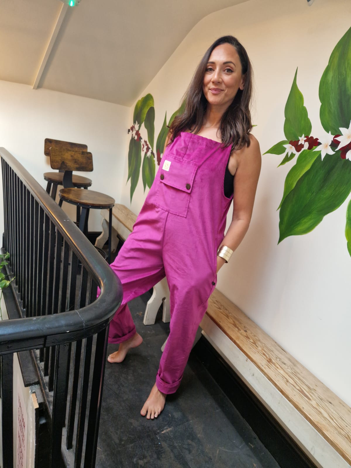 Organic Cord Dungarees