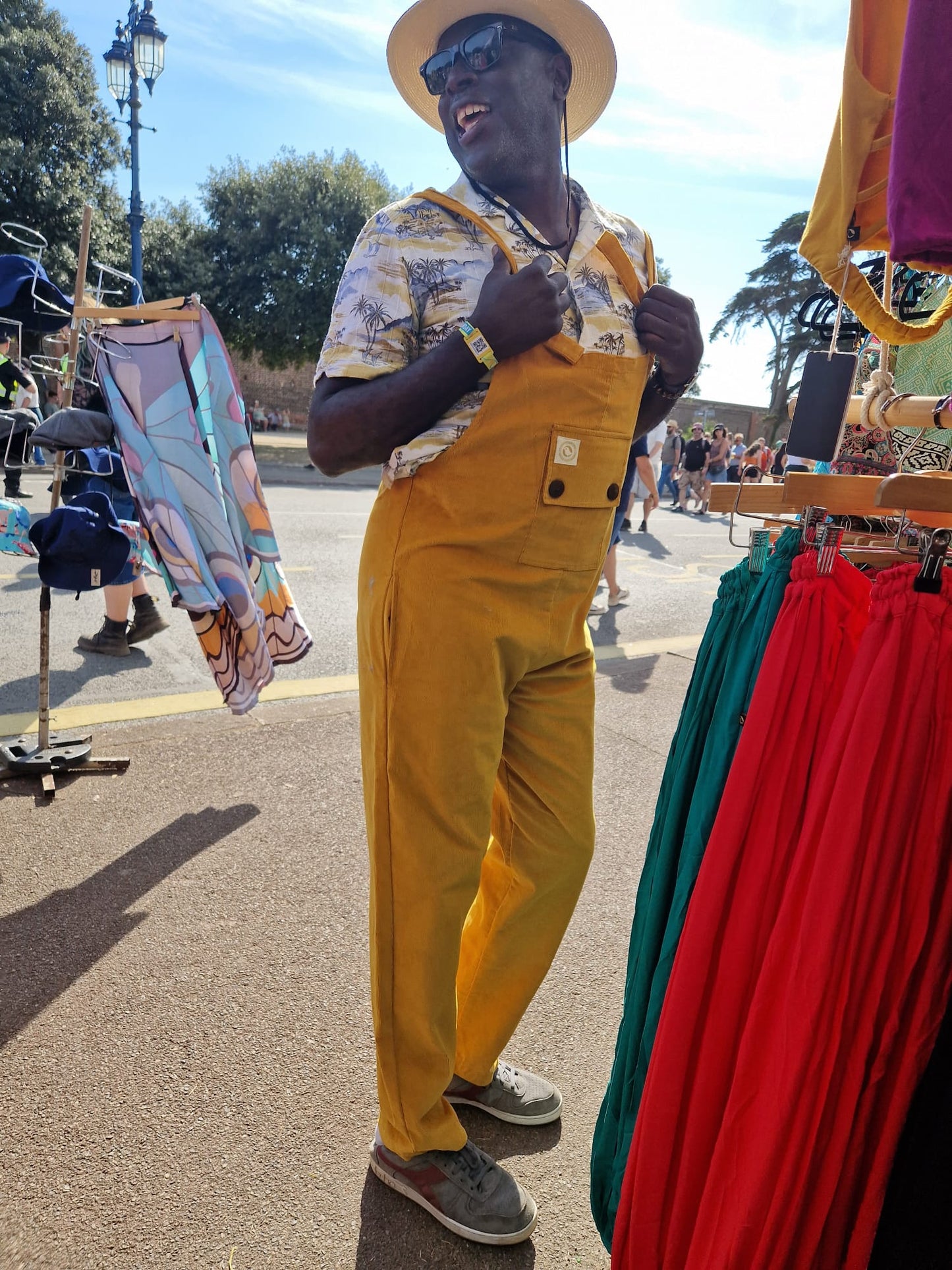 Organic Cord Dungarees