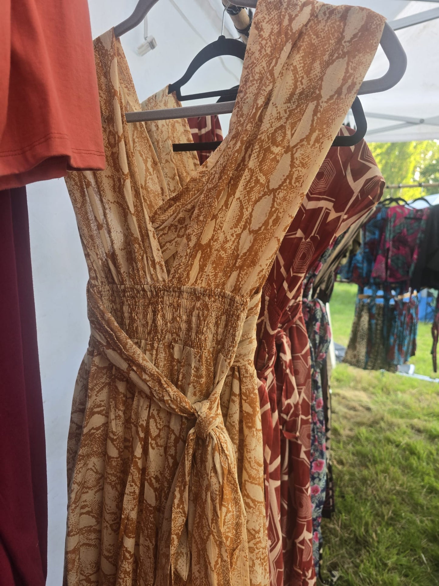 The Infinity dress - Cotton dress with multi way straps