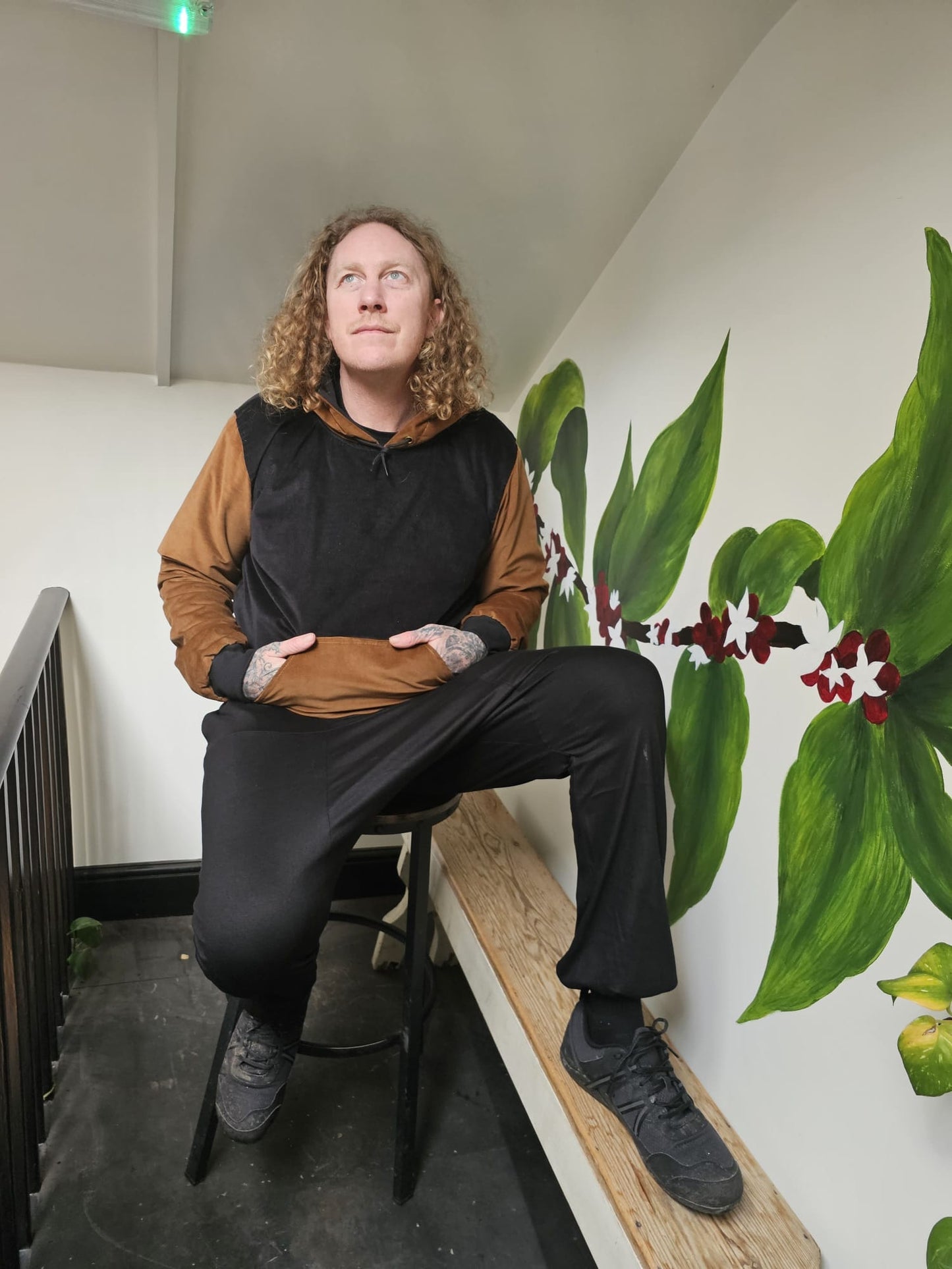 Two Tone Organic Corduroy Hoodie