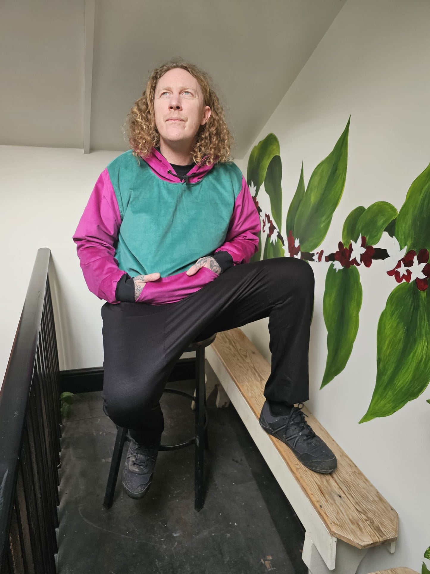 Two Tone Organic Corduroy Hoodie