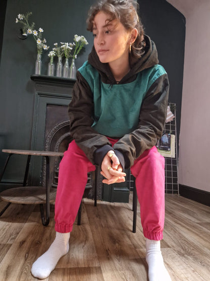 Two Tone Organic Corduroy Hoodie