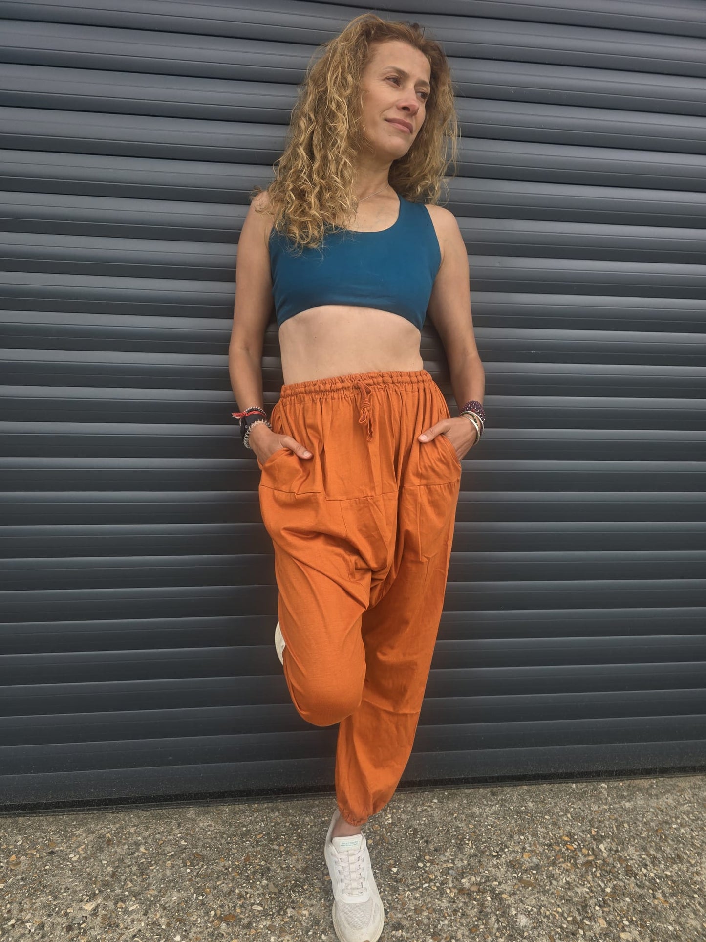 Yoga Pants in Orange