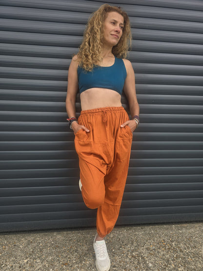 Yoga Pants in Orange
