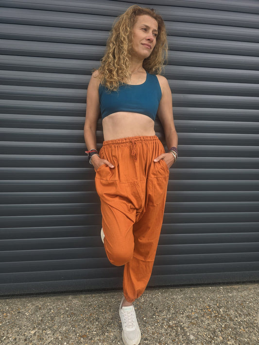 Yoga Pants in Orange