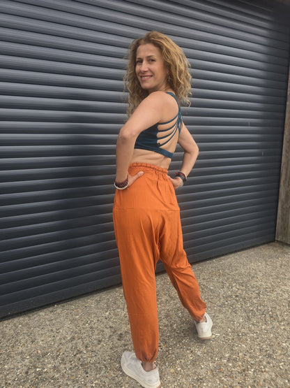 Yoga Pants in Orange