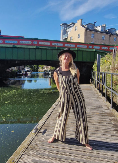 Organic Rayon 3/4 Length Dungarees