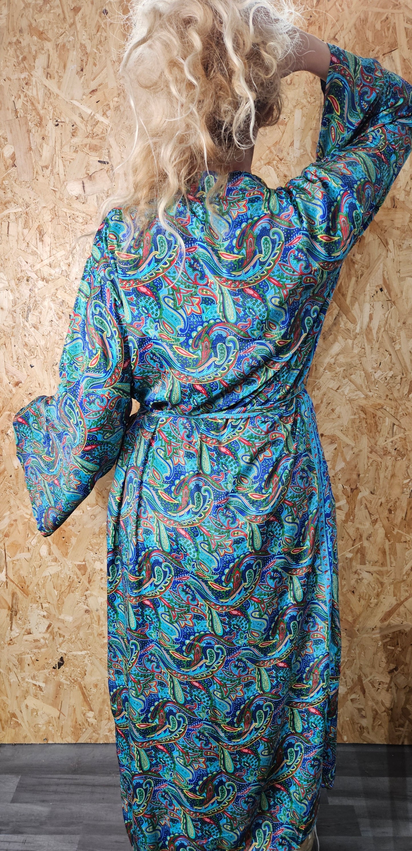Long Kimono - Peacock