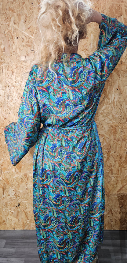 Long Kimono - Peacock