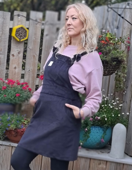 Organic Cord Pinafore