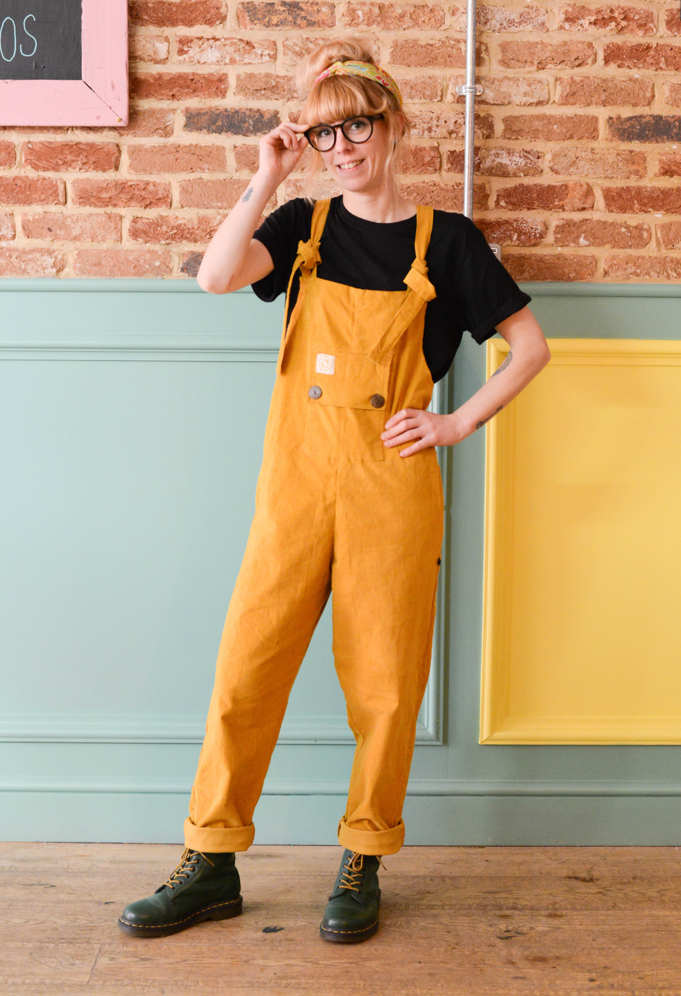 Organic Cord Dungarees