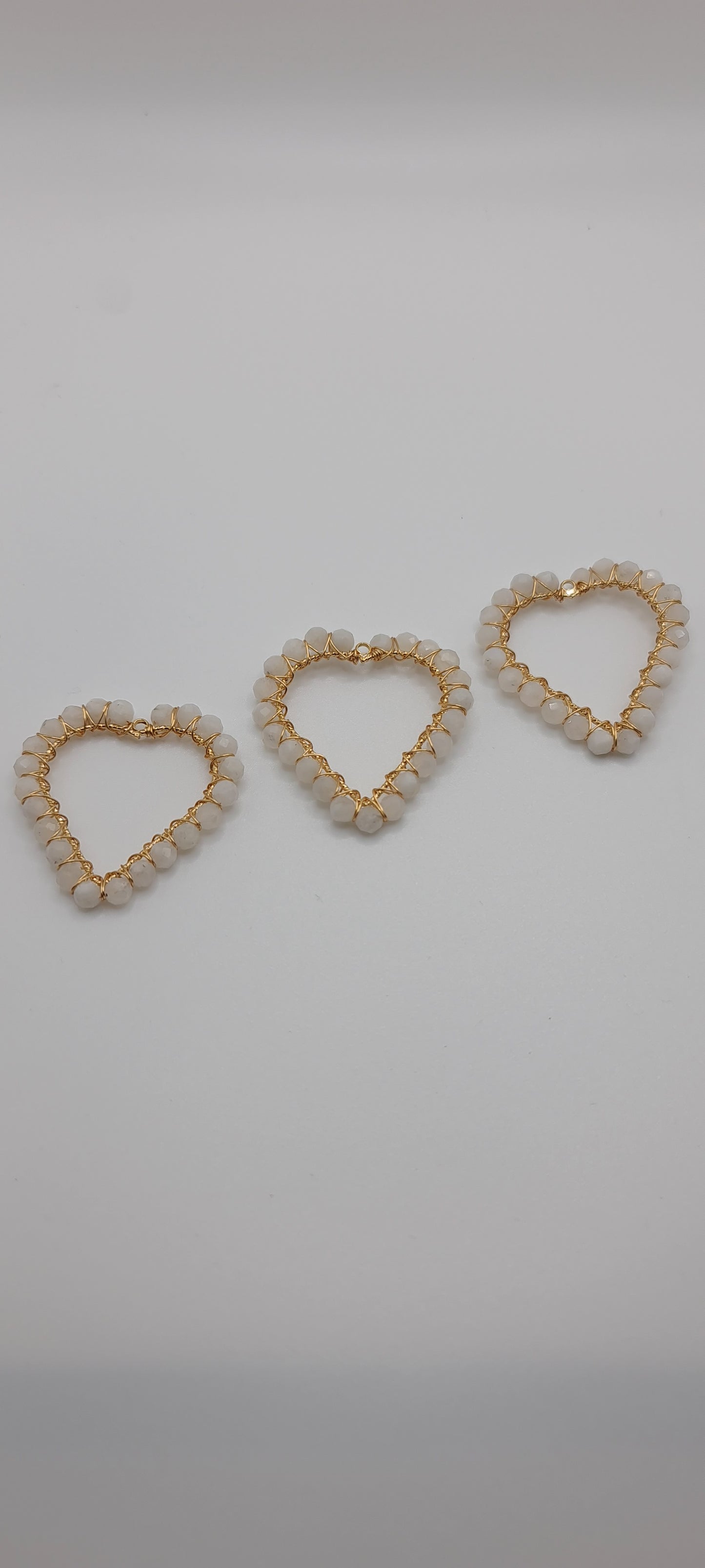 Moonstone Heart Pendant