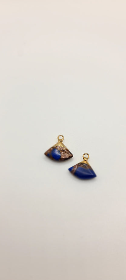 Lapis Lazuli Reuleaux Triangle Pendant