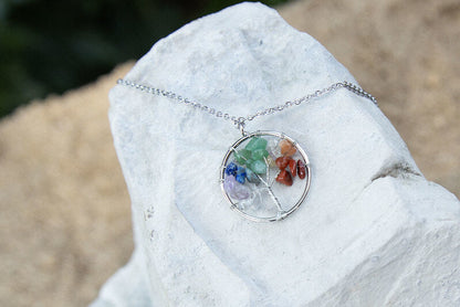 Tree of Life Necklace - Various Gemstones