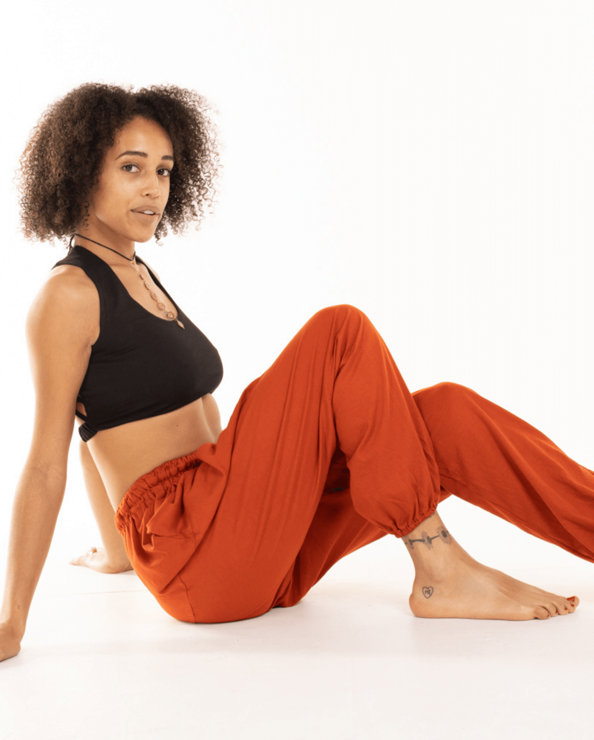 Organic Cotton Yoga Pants - For Exercise, Gym & Fitness Yoga