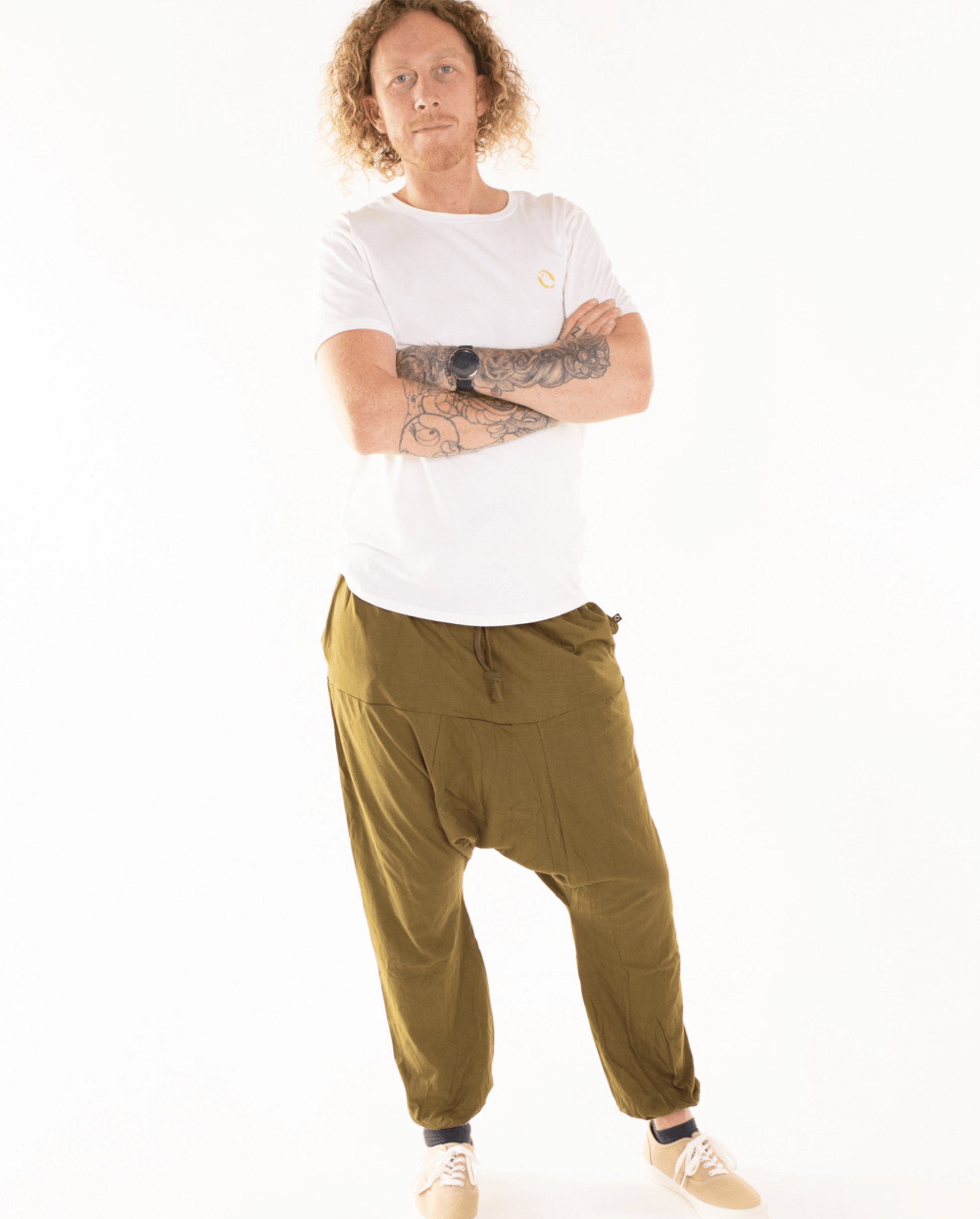 Organic Cotton Yoga Pants For Exercise Gym Fitness Yoga Various Colours Tweedy Clothing