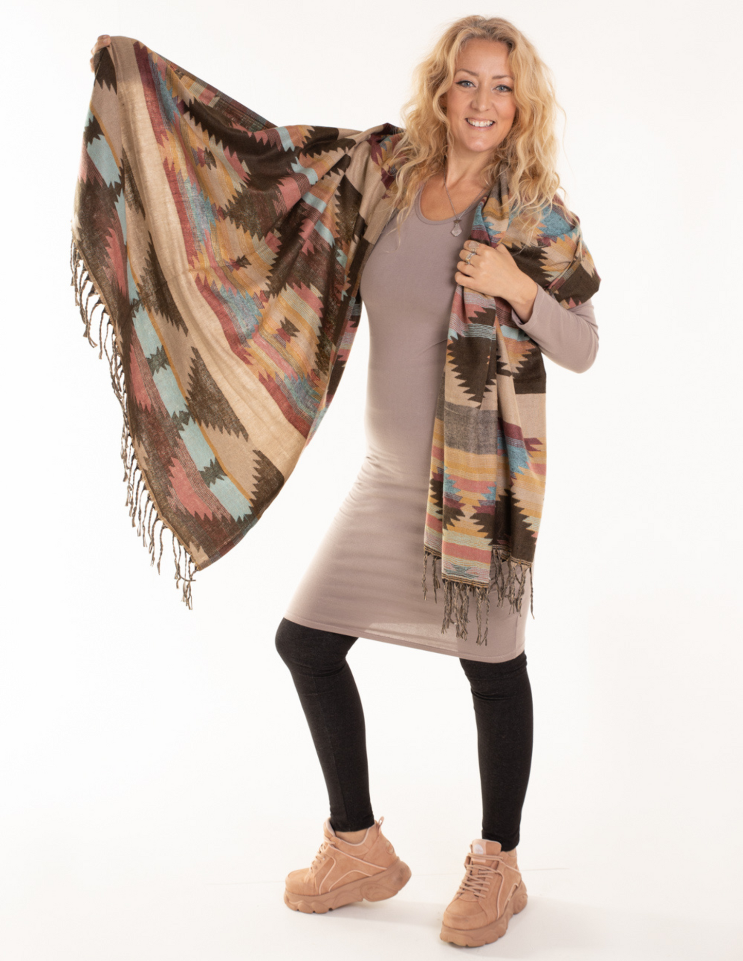 Blanket Scarf - Aztec