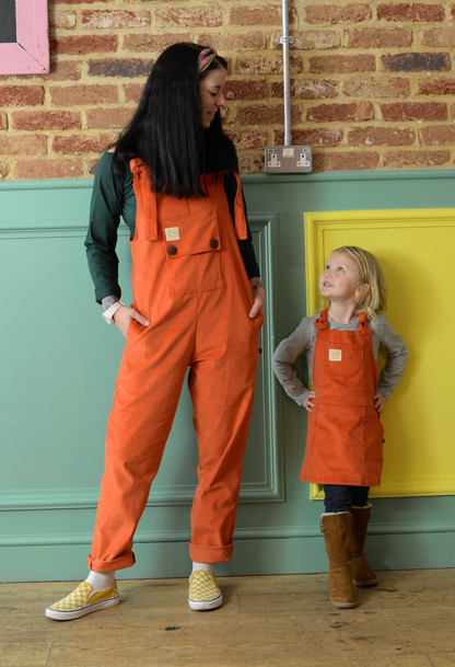 Organic Cord Dungarees