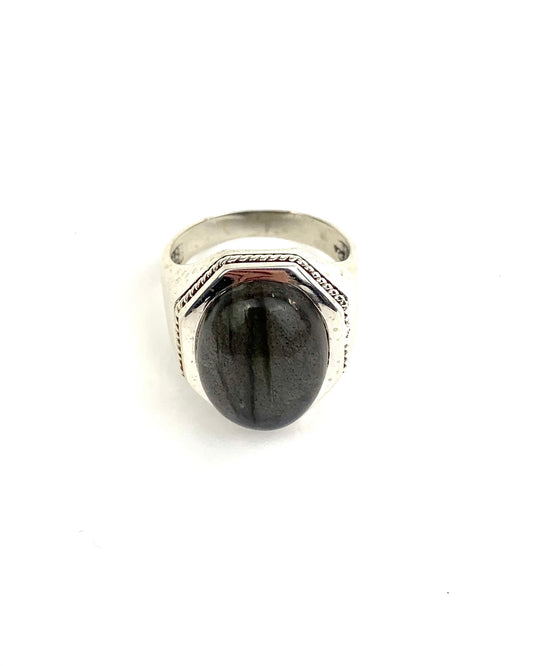 Labradorite & 925 Sterling Silver Ring
