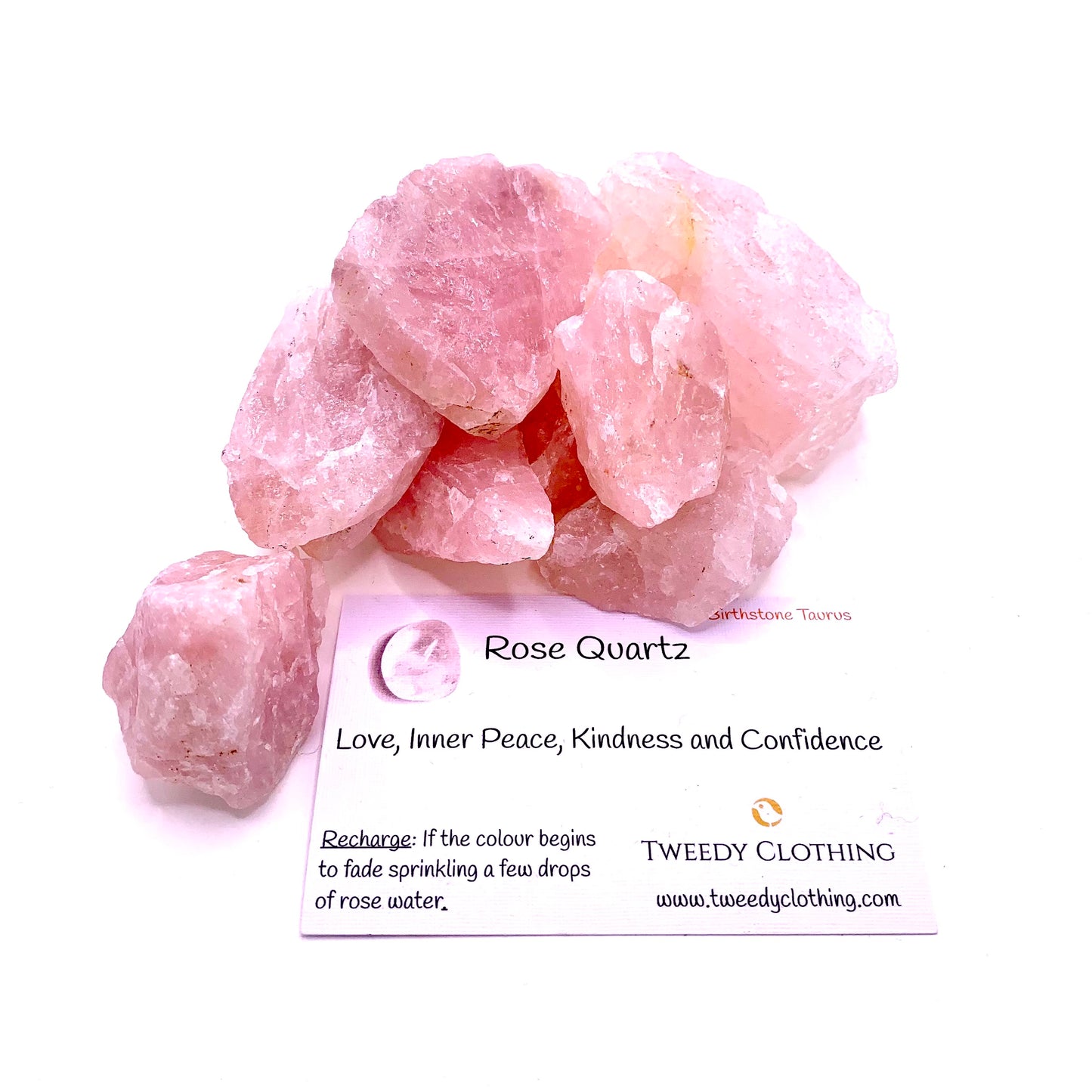 Raw Rose Quartz